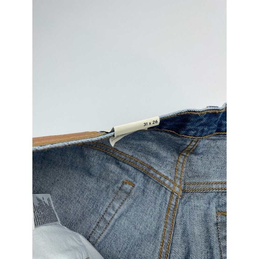 Levi's Premium 501 Original Cropped Women's Sz 31x26 Button Fly Distressed Jeans - Picture 14 of 16
